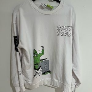 Zara Laro Lagosta Collab Moon Sweater